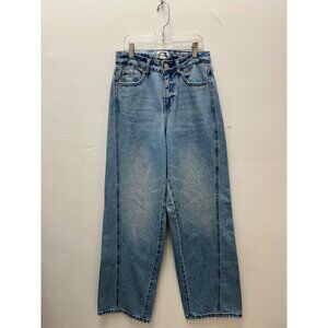 K-147 Future Collective Size 00 Light-Wash Wide-Leg Denim Jeans